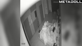 Mature couple fuck in the bedroom hidden IP cam