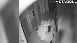 Mature couple fuck in the bedroom hidden IP cam