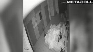 Mature couple fuck in the bedroom hidden IP cam