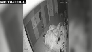 Mature couple fuck in the bedroom hidden IP cam