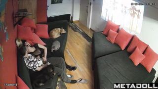 Tattooed Irish brunette mom rides her boyfriend hidden cam