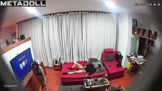 Cheating Italian brunette student girl gets cum inside her pussy hidden cam
