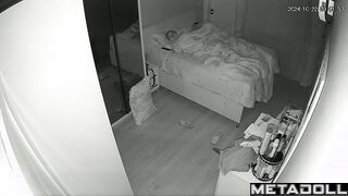 Real amateur couple fuck in a hotel on vacation voyeur cam