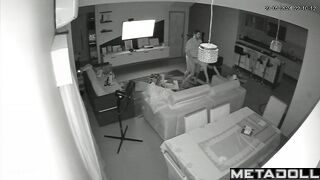 Swedish couple having sex in their messy room HD