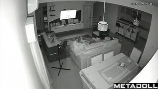 Swedish couple having sex in their messy room HD