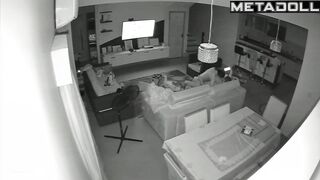 Swedish couple having sex in their messy room HD