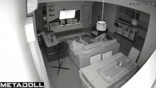 Swedish couple having sex in their messy room HD