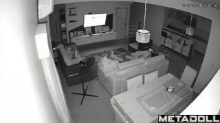 Swedish couple having sex in their messy room HD
