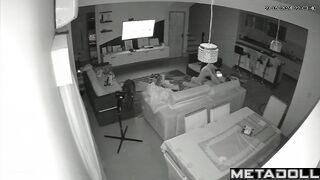 Swedish couple having sex in their messy room HD