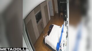 My girlfriend's parents fuck before going to sleep real spy cam