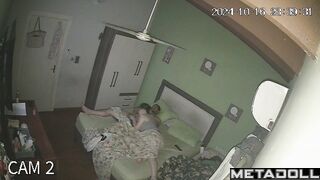 Amazing Canadian couple having sex in their messy room online