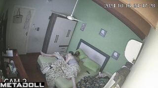 Amazing Canadian couple having sex in their messy room online