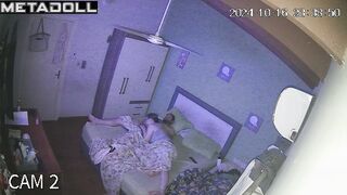 Amazing Canadian couple having sex in their messy room online