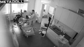 Busty Israeli brunette MILF wets the bed while fucking recording