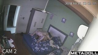 Tanned Spanish brunette mature wife gets fucked brutally voyeur cam