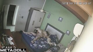 Tanned Spanish brunette mature wife gets fucked brutally voyeur cam