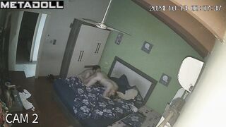 Tanned Spanish brunette mature wife gets fucked brutally voyeur cam