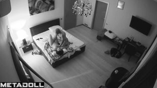 Chubby busty Norwegian brunette step-mom forces her husband to fuck live stream