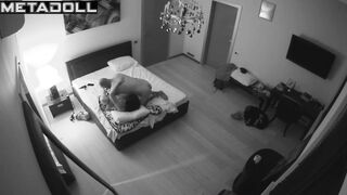Chubby busty Norwegian brunette step-mom forces her husband to fuck live stream