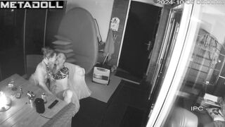 Skinny Israeli blonde mom fucks her husband wildly hidden IP cam