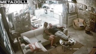 Naughty naked British blonde wife fucks her husband wildly hidden cam