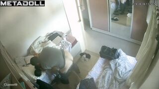 Naughty Dutch brunette mature mom sucks old cock and got cum hidden IP camera