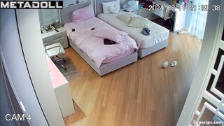 British teenage sisters naked in their room