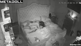 Tattooed Latina girl rides her boyfriend