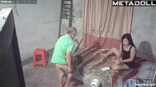 Old Chinese man fucks his granddaughter