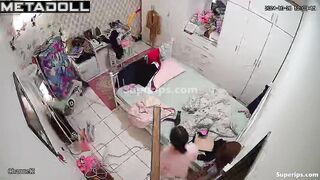 Arab busty girl naked in her room