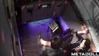 Naughty Korean couple groping each other