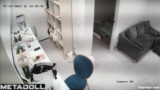 Cute Korean models in the dressing room