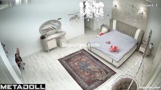 Arab college girl naked in her room