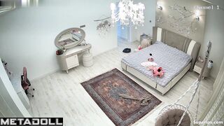 Arab college girl naked in her room