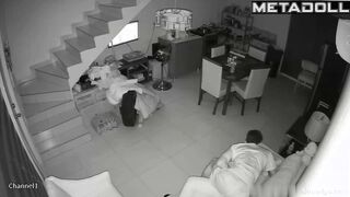 Gorgeous blonde girl gets fucked on the couch