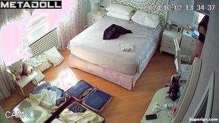 Cute British girl changes her dirty panties