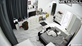 Arabian royalty wife naked in her room