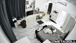 Arabian royalty wife naked in her room