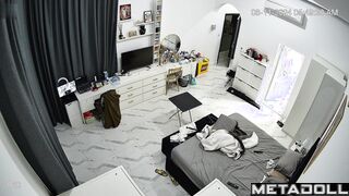 Arabian royalty wife naked in her room