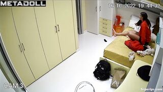 Cute Arab girl naked in her room