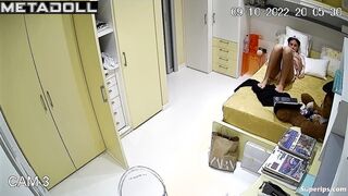 Teenage Arab girl watches porn on her iPhone