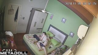 Busty Romanian brunette mature wife fucks with an old man spy cam record