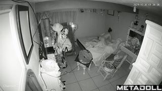 Swedish new couple fuck hard in their bed live HD