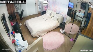Arabian college girl naked in her room