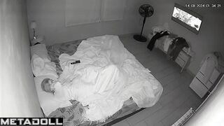 Amazing amateur Canadian couple fuck wildly in their bed online