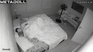 Fat British blonde wife gets fucked on the couch spy cam record