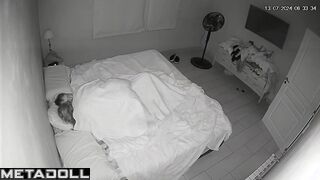 Amazing married couple having sex in their bed live HD