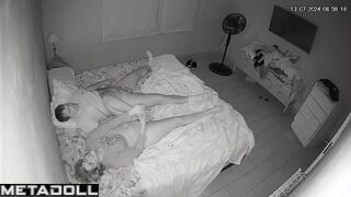Amazing married couple having sex in their bed live HD