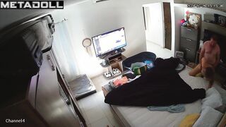 Big tits Spanish blonde mom gives her husband a handjob HD