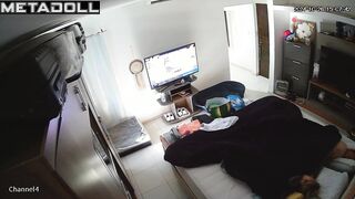Big tits Spanish blonde mom gives her husband a handjob HD